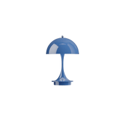 Panthella 160 Portable Table Lamp Table Lamps Louis Poulsen Indigo Blue 