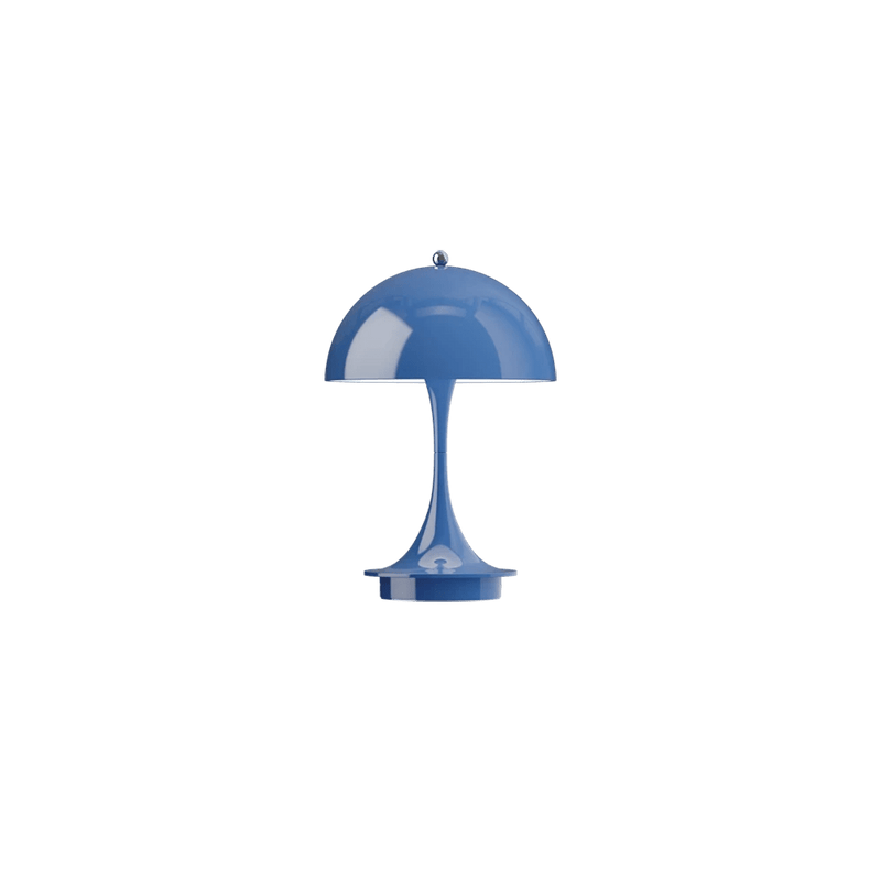Panthella 160 Portable Table Lamp Table Lamps Louis Poulsen Indigo Blue 