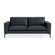 New Standard 78" Sofa Sofa BluDot Ink Leather - Black Legs 
