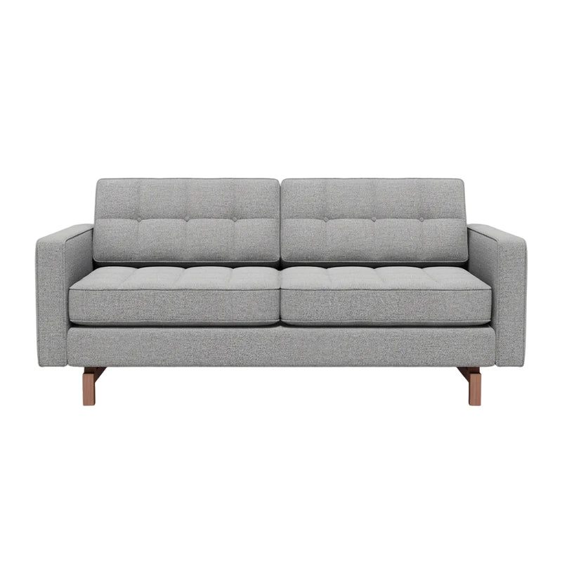 Gus Modern Jane 2 Loft Sofa — Parliament Stone / Natural Ash; Parliament Stone / Classic Walnut