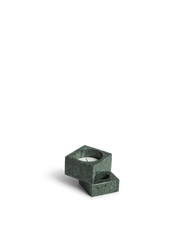 Jeu De Dés Candle Holder - Set of 4 Candles and Candleholders Woud Green Marble Style: 1 