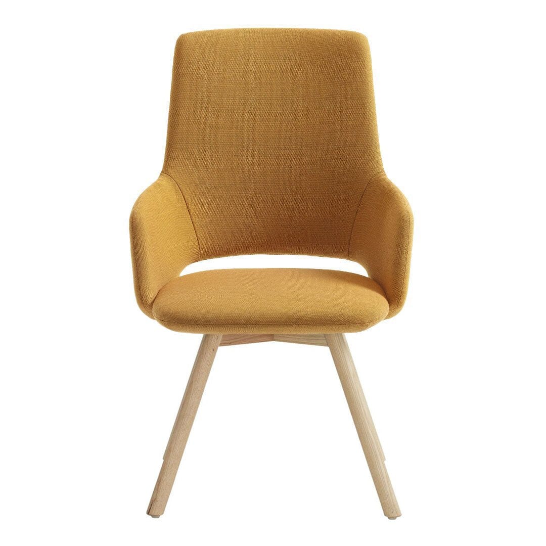 Jima Highback 4-Legged Wood Base Chair Chair Artifort 