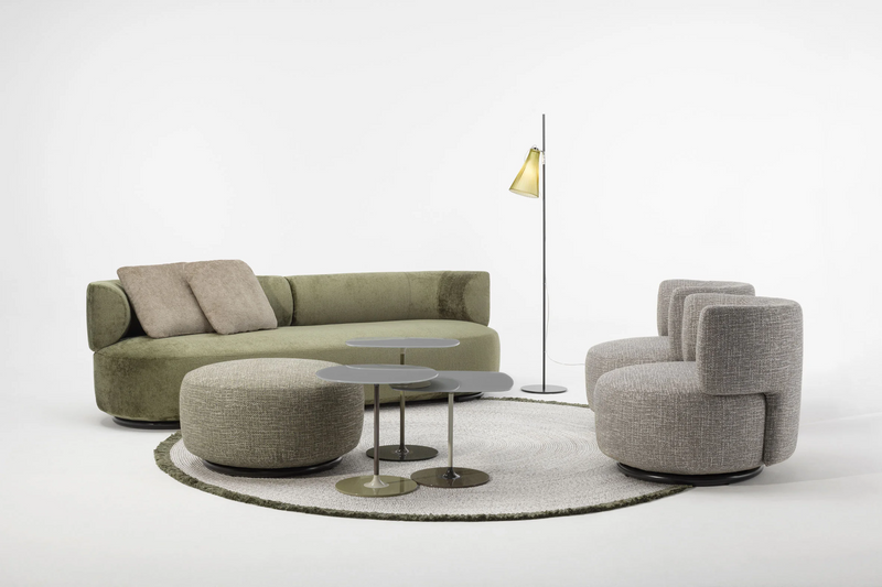 K-lim round rug