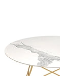 Glossy marble round