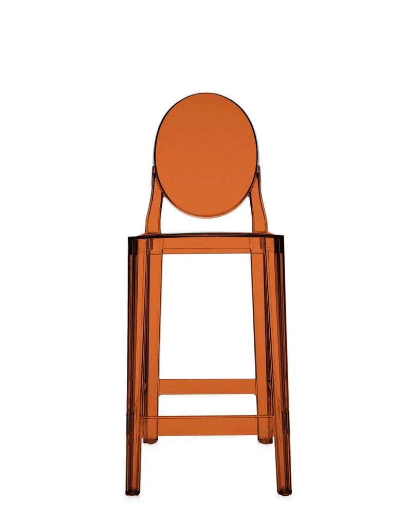 One More Stool (2 Chairs) bar seating Kartell Counter Stool Amber 