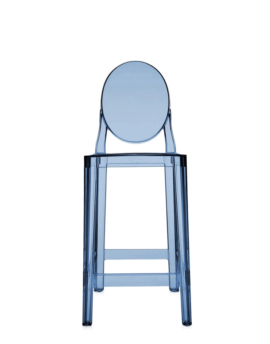 One More Stool (2 Chairs) bar seating Kartell Counter Stool Powder blue 