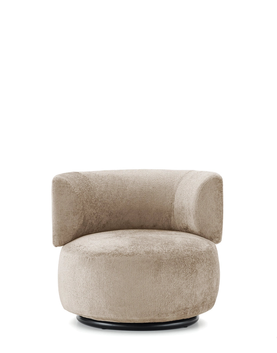 K-waiting armchair chenille
