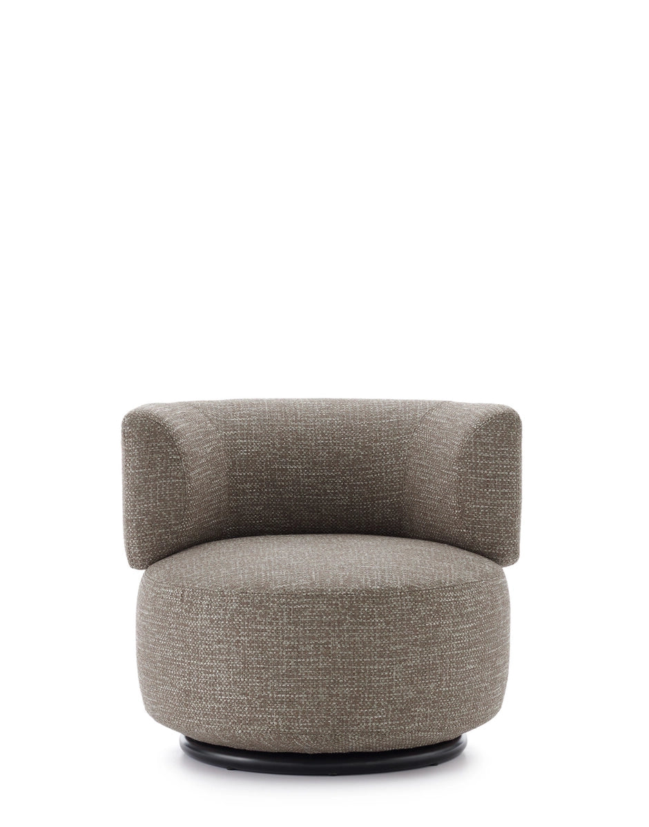 K-waiting swivel armchair texture