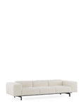 Largo three-seater curly