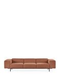 Largo three-seater curly