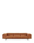 Largo three-seater curly