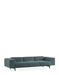 Largo three-seater curly
