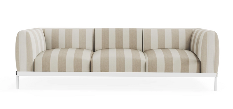 Asia outdoor three-seater sofa