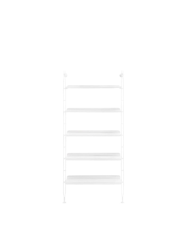 Adam Wood Bookcase Shelves Kartell 1 Ash/white 