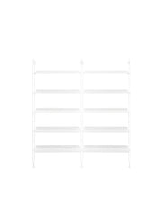 Adam Wood Bookcase Shelves Kartell 2 Ash/white 