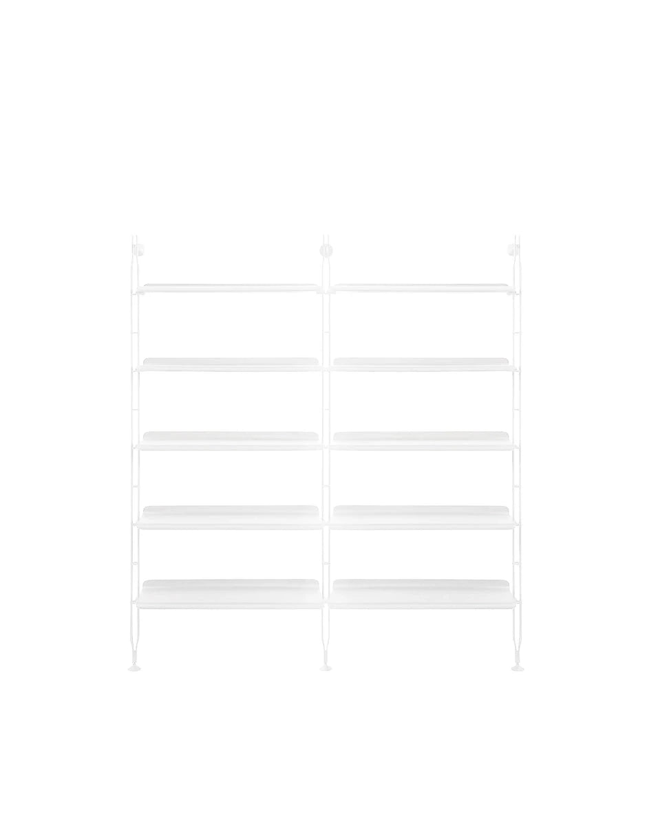 Adam Wood Bookcase Shelves Kartell 2 Ash/white 