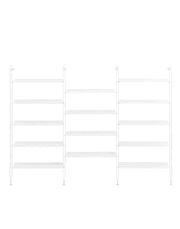 Adam Wood Bookcase Shelves Kartell 3 Ash/white 