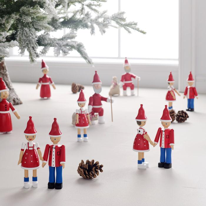 Kay Bojesen Christmas Ole, Red/Blue/White, view 8