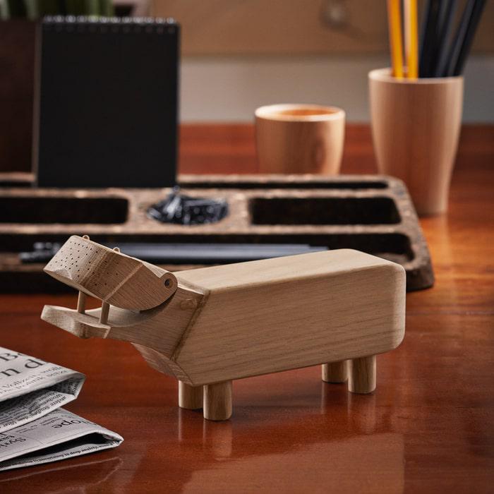 Kay Bojesen Hippo, Oak, view 5