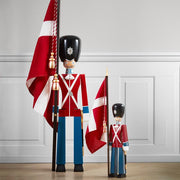 Kay Bojesen Standard-Bearer, Red/Blue/White, styled view
