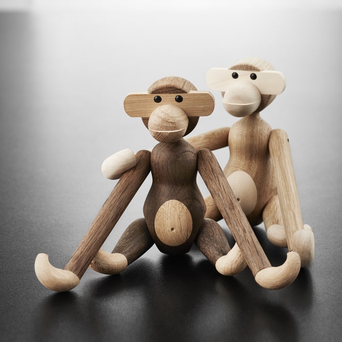 Kay Bojesen Monkey, Oak/Maple, Small, view 8