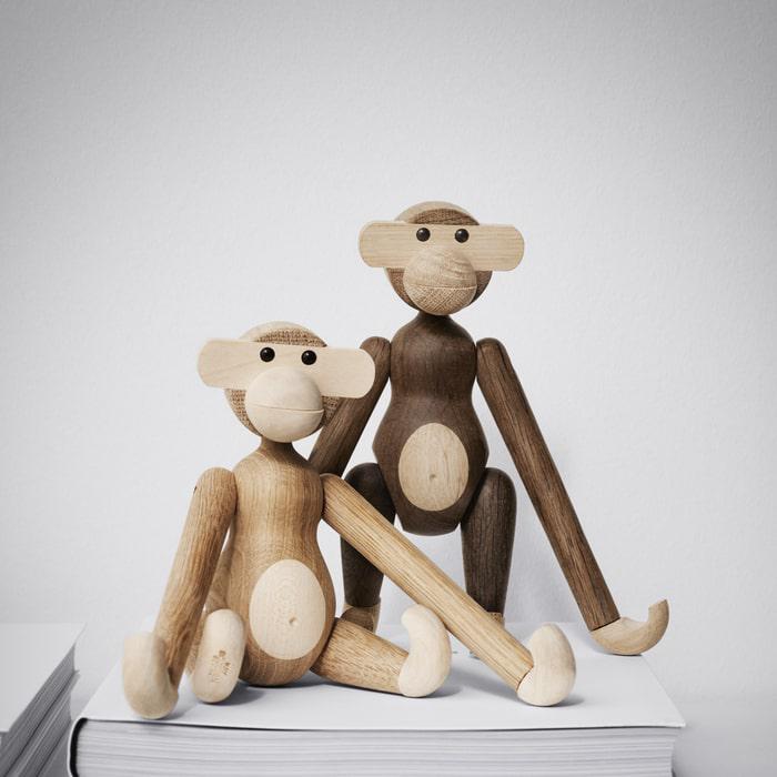 Kay Bojesen Monkey, Oak/Smoked Oak, Small, view 6