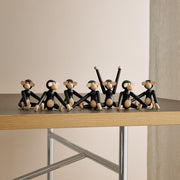 Kay Bojesen Monkey, Dark Stained Oak, Mini, view 5