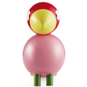 Kay Bojesen Songbird, Painted Beech, Medium (Rose/Red), view 3