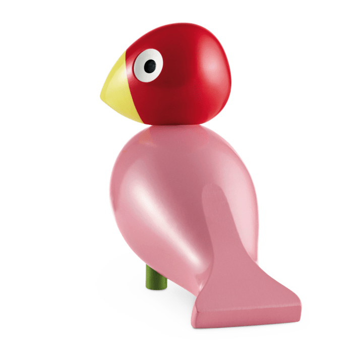 Kay Bojesen Songbird, Painted Beech, Medium (Rose/Red), view 2