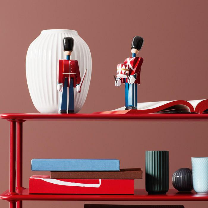Kay Bojesen Guardsman with Gun, Red/Blue/White, view 3
