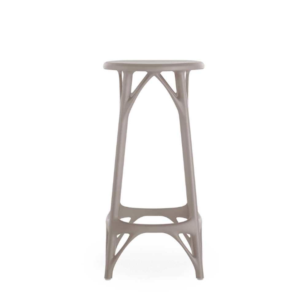 A.I. Stool Light ( 2 Stools) stools Kartell 25.60 Inch Grey 