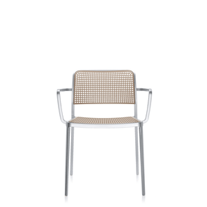 Audrey Shiny Chair Chairs Kartell With Arm / Polished Sand 