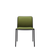 Audrey Soft (2 Chairs) Side/Dining Kartell No Arms Painted Aluminum Black Trevira Acid Green