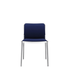 Audrey Soft Polished (2 Chairs) Side/Dining Kartell No Arms / Blue 