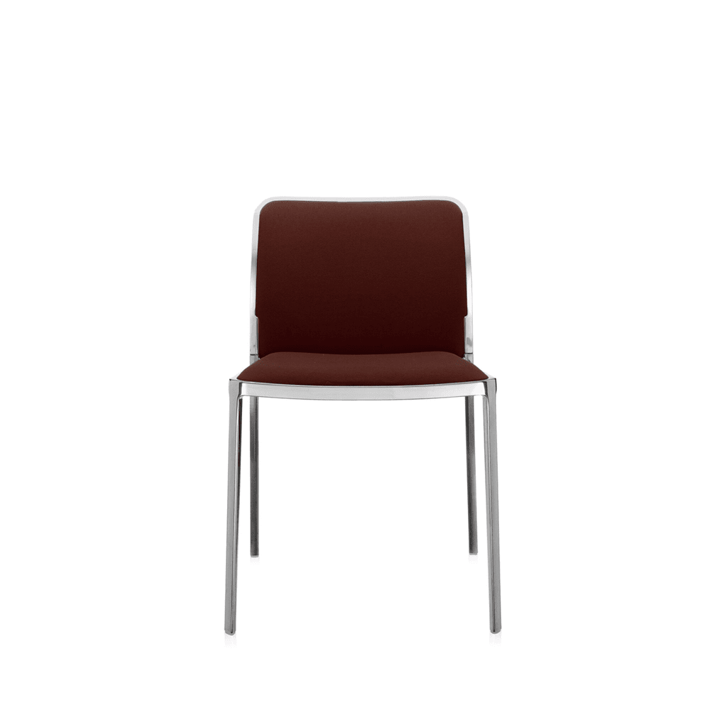 Audrey Soft Polished (2 Chairs) Side/Dining Kartell No Arms / Brown 