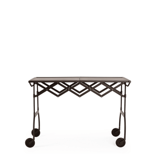 Battista Folding Table Carts / Trolleys Kartell Matte Plum 