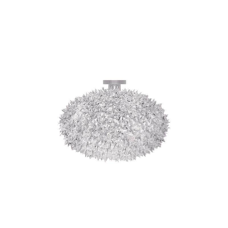 Bloom Ceiling/Wall Lamp wall / ceiling lamps Kartell Large: C1 Transparent Crystal 