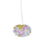 Bloom Round Suspension Lamp hanging lamps Kartell Small - Transparent Lavender 