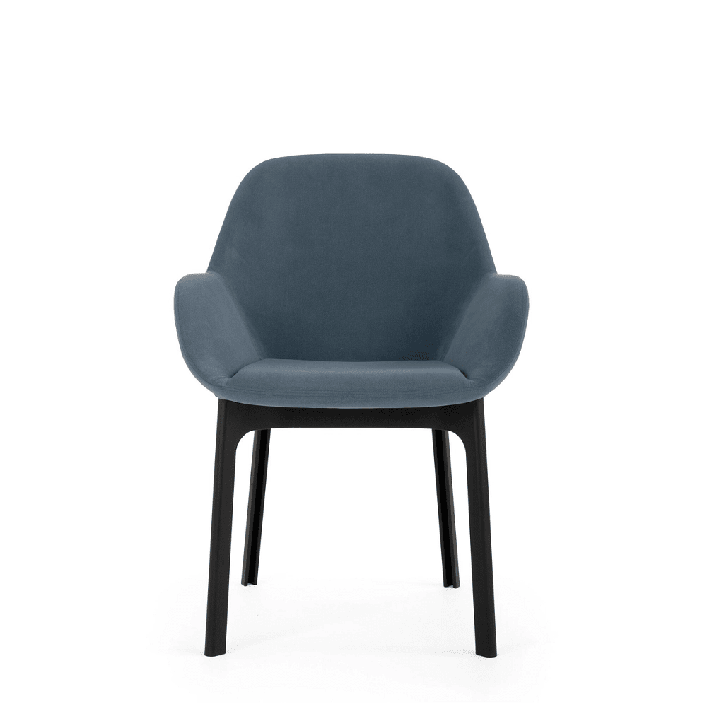 Clap Aquaclean Chairs Kartell Powder Blue Black 