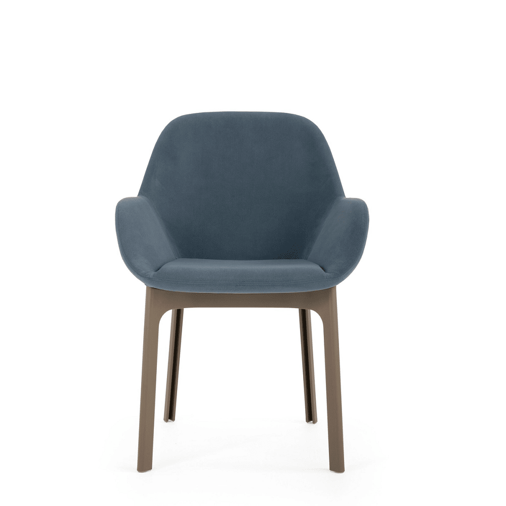 Clap Aquaclean Chairs Kartell Powder Blue Taupe 