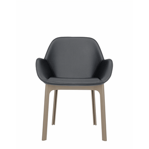 Clap Chair PVC Chairs Kartell Dark Grey Taupe 