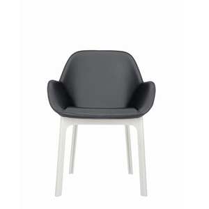 Clap Chair PVC Chairs Kartell Dark Grey White 