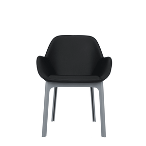 Clap Chair PVC Chairs Kartell Glossy Black Grey 