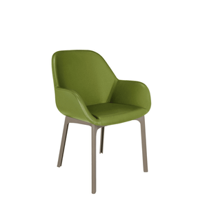 Clap Chair PVC Chairs Kartell Green Taupe 