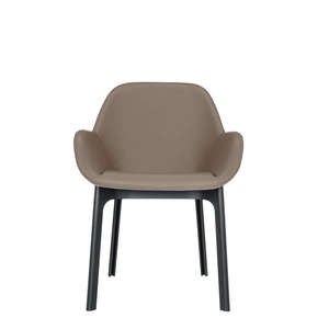 Clap Chair PVC Chairs Kartell Taupe Black 