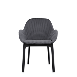 Clap Embossed Fabric Armchair Chairs Kartell Black/Graphite 