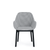 Clap Embossed Fabric Armchair Chairs Kartell Black/Grey 