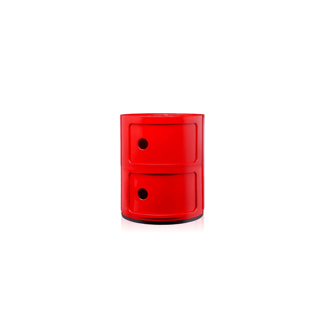 Componibili 2 Elements Accessories Kartell Red 