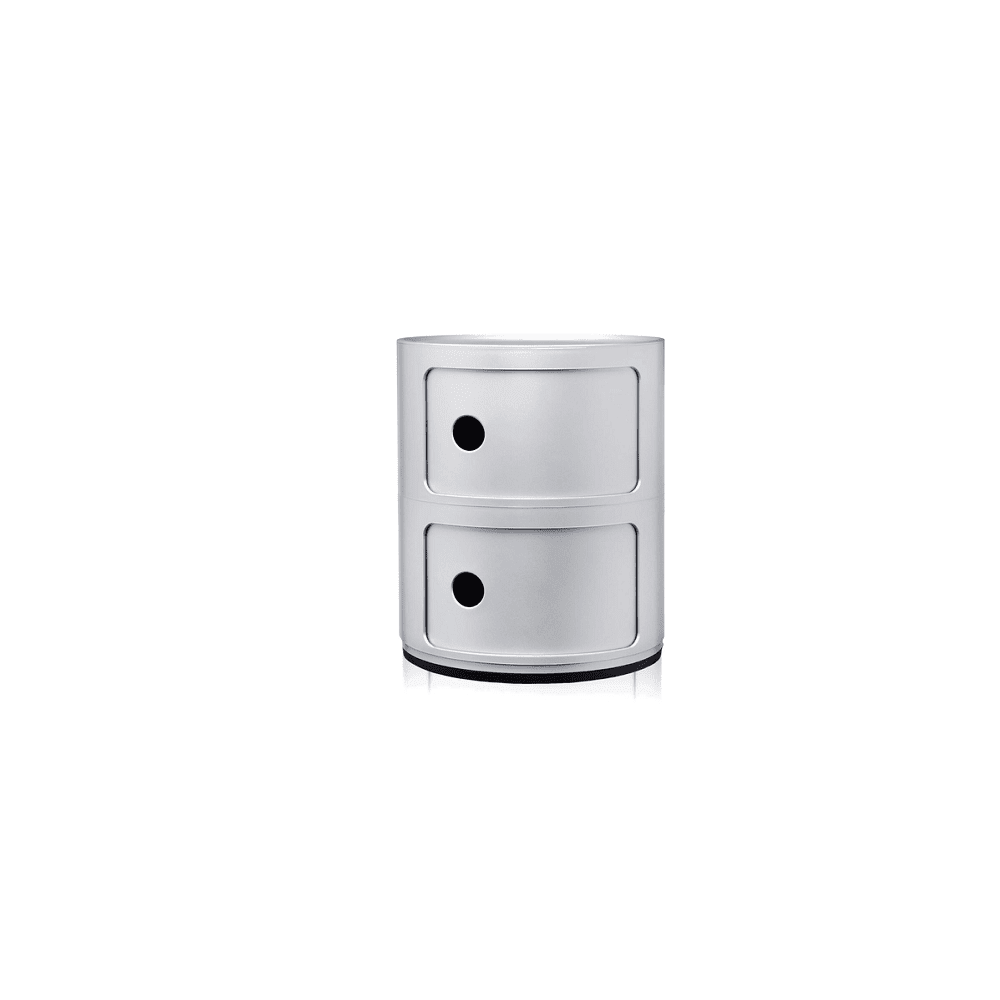 Componibili 2 Elements Accessories Kartell Silver 