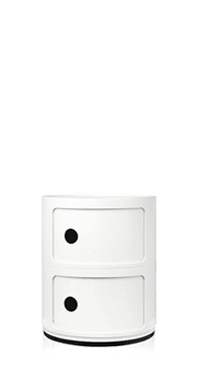 Componibili 2 Elements Accessories Kartell White 